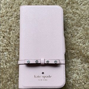 Used iPhone 10 Kate Spade wallet case